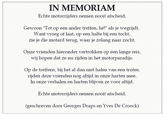 In Memoriam