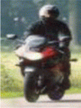 Peter Schandevijl op de motor